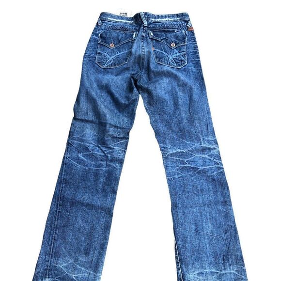 RARE Union Designer Jeans Size 34 Blue - Picture 8 of 14